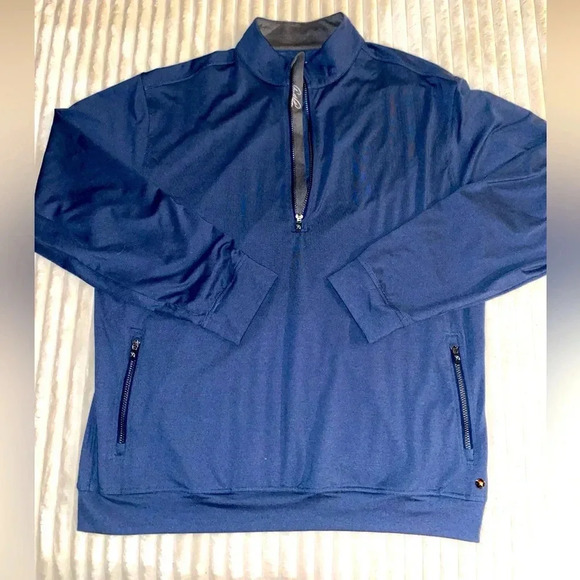 Arnold Palmer Quarter Zip 2XL Blue EUC - Picture 1 of 8